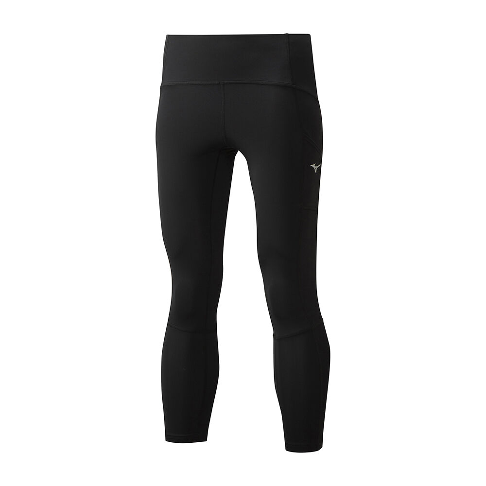 Damske Legíny Mizuno Core ¾ Bezecke Čierne Vypredaj PBYJ62751
